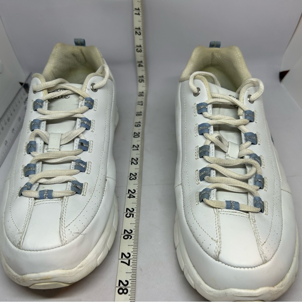 Skechers Elite White Leather Sneakers US11 Women's